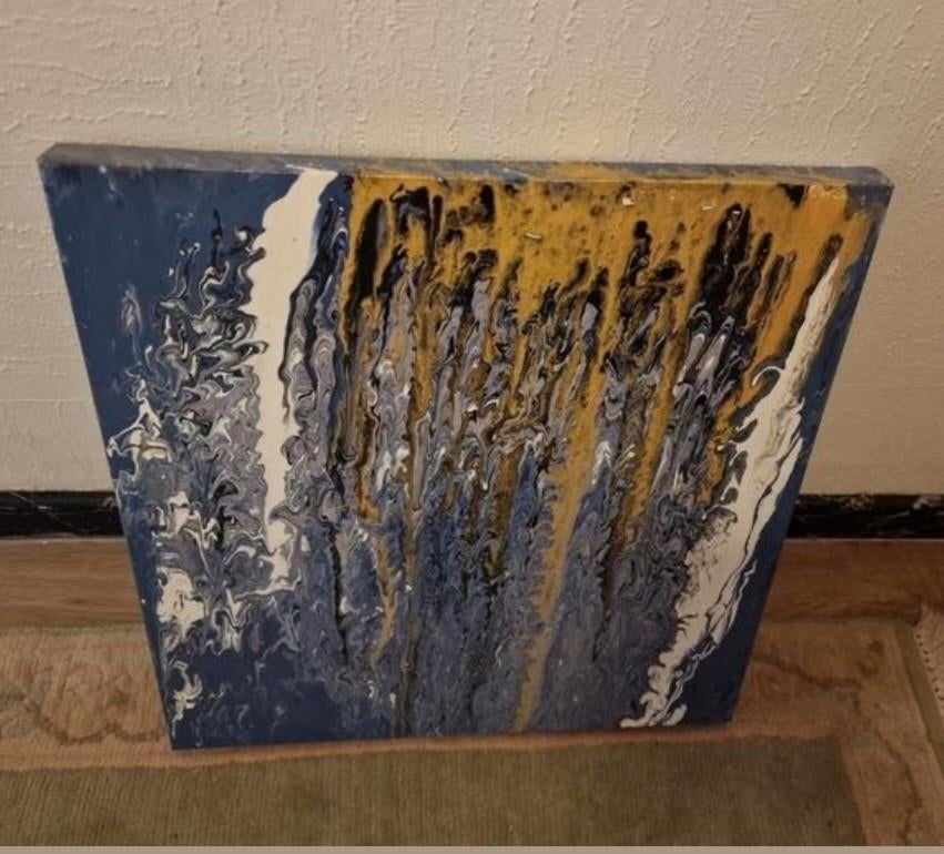 Peinture 150€, Antiquités & Art, Art | Peinture | Abstraite, Enlèvement