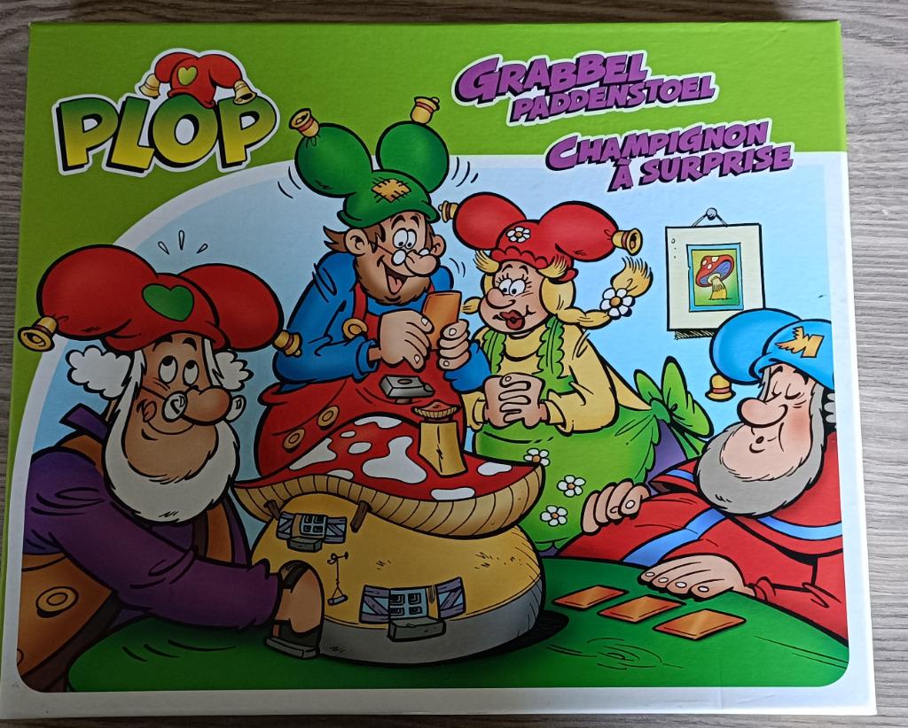 Plop grabbelpaddenstoel spel, Hobby en Vrije tijd, Ophalen, Gebruikt, Studio100