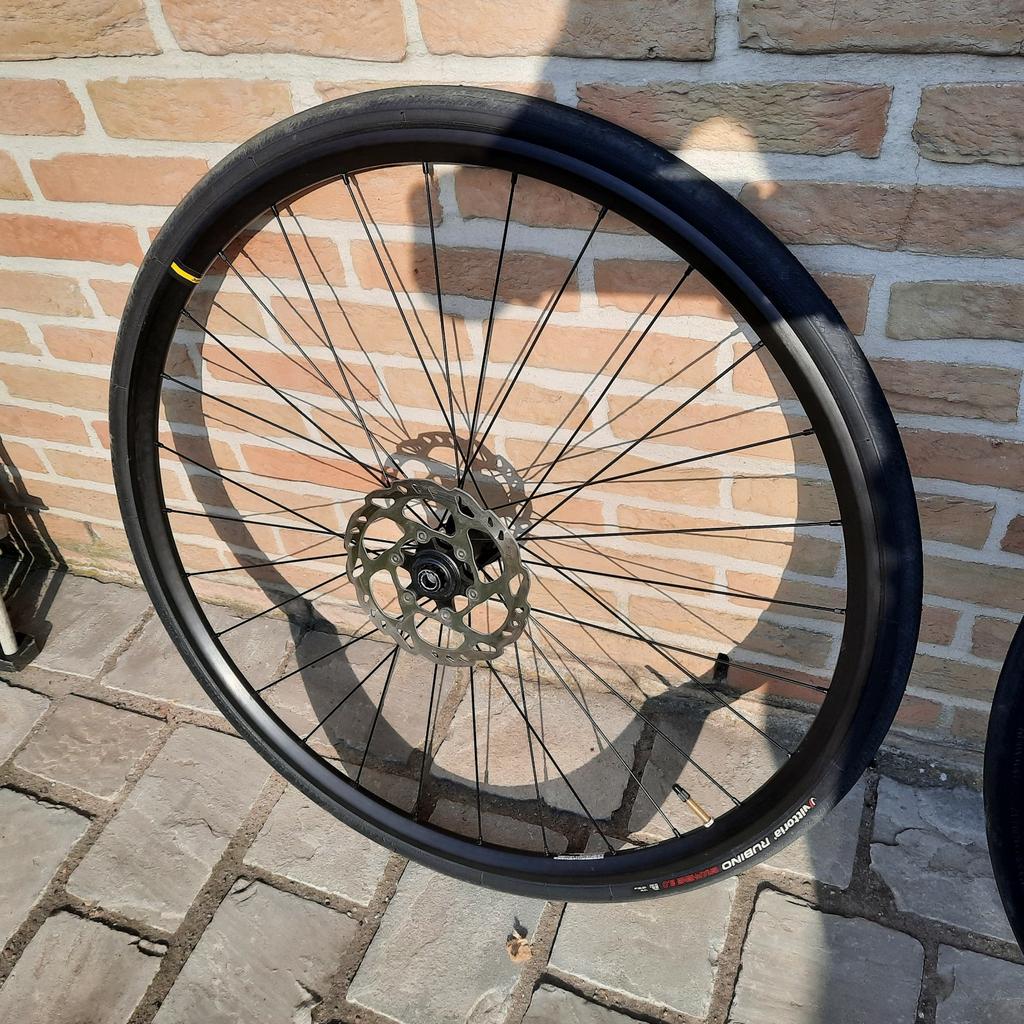 Mavic open disc 12 speed wheelset, Sport en Fitness, Ophalen, Zo goed als nieuw
