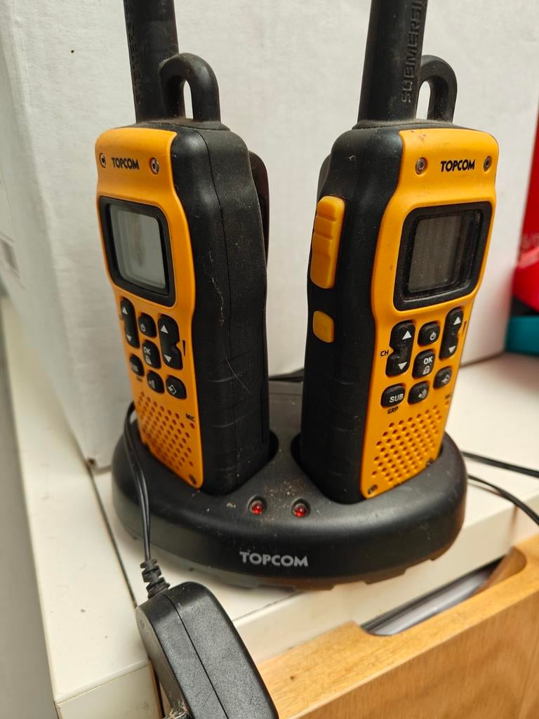 Topcom walkie talkies, Télécoms, Enlèvement