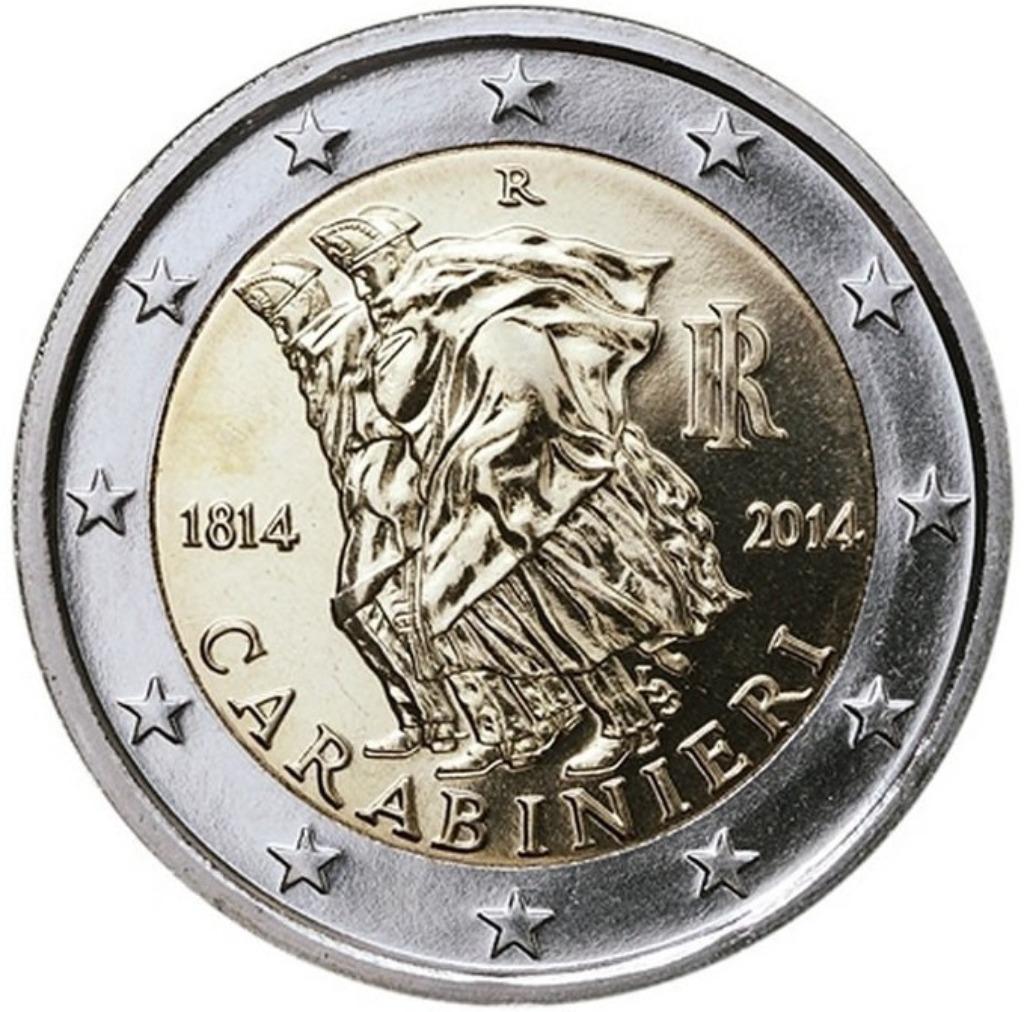 2 EUROS COMMEMORATION ITALIE 2014, Ophalen, Italië, 2 euro, Losse munt