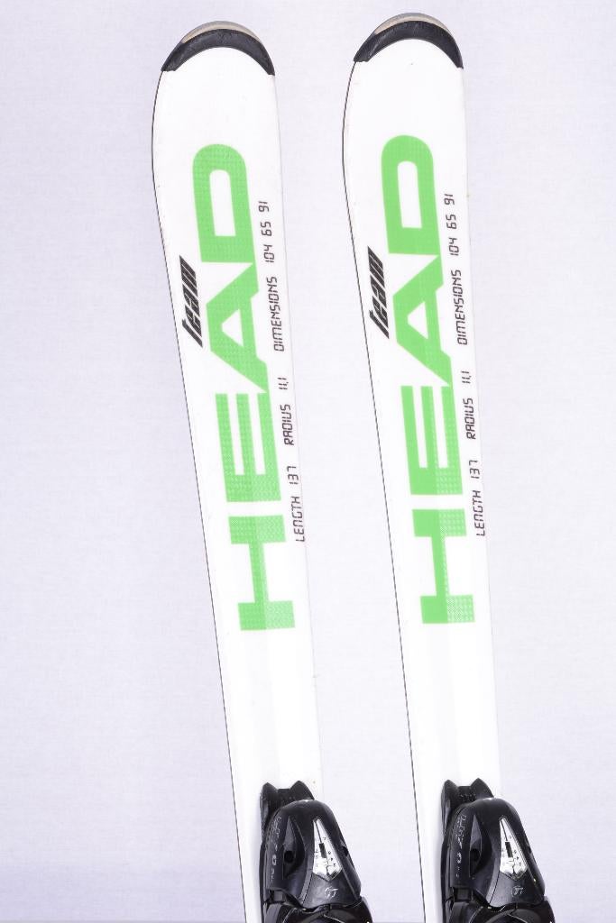 Skis pour enfants 127 137 HEAD SUPERSHAPE TEAM, verts, Carving, Enlèvement ou Envoi, Skis, Utilisé