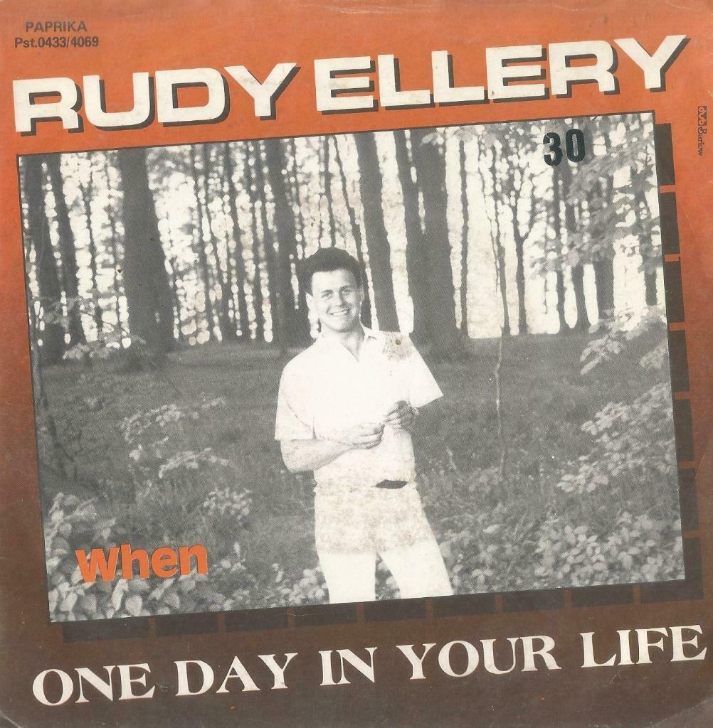 Rudy Ellery – One day in your life / When - Single, Enlèvement ou Envoi, Utilisé, En néerlandais