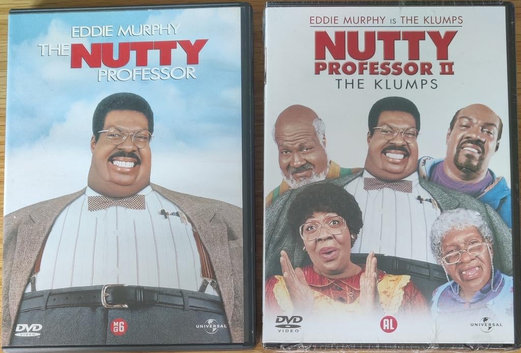 The Nutty Professor 1 & 2 (1996) (Eddie Murphy) DVD, Ophalen of Verzenden, Zo goed als nieuw