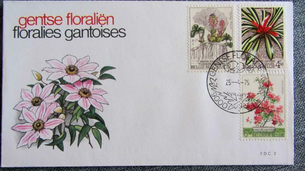 FDC- FLORALIËN-BLOEMEN- PLANTEN- BELGIË, Enlèvement ou Envoi, Affranchi, Animal et Nature