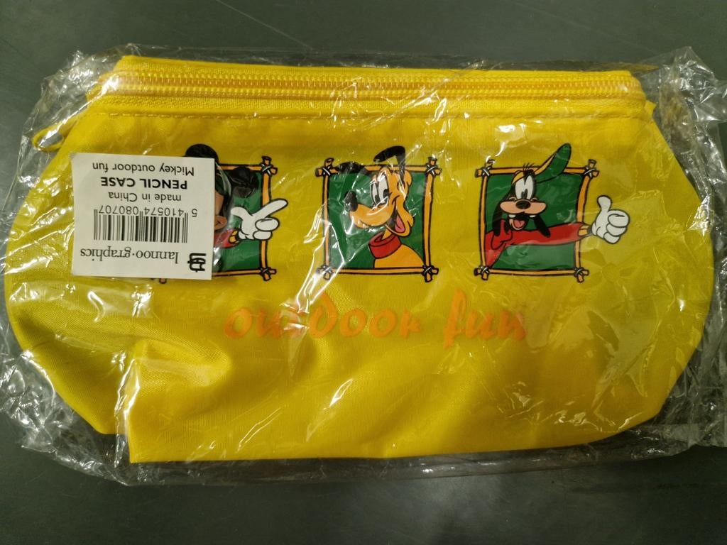 NIEUW pennenzak Disney geel groen, Ophalen of Verzenden