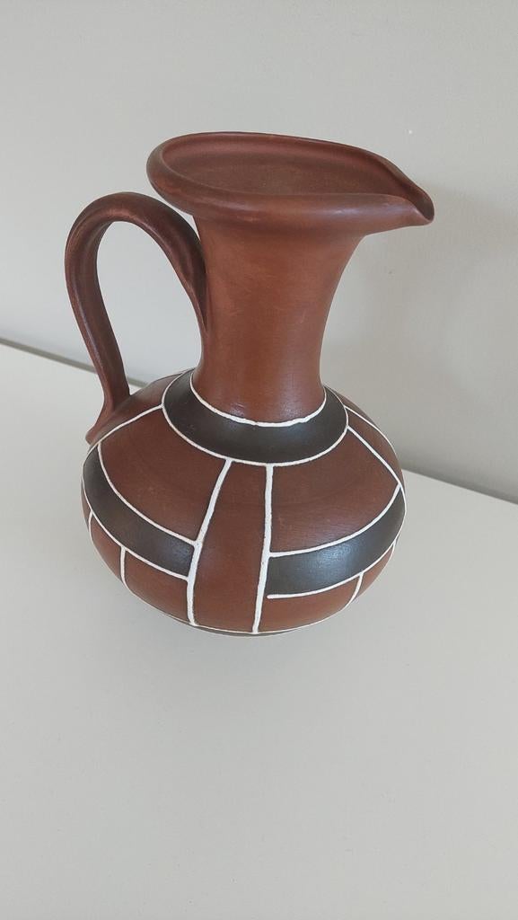 Vintage Mid-Century Ilkra Edelkeramik vaas met modern design, Enlèvement ou Envoi