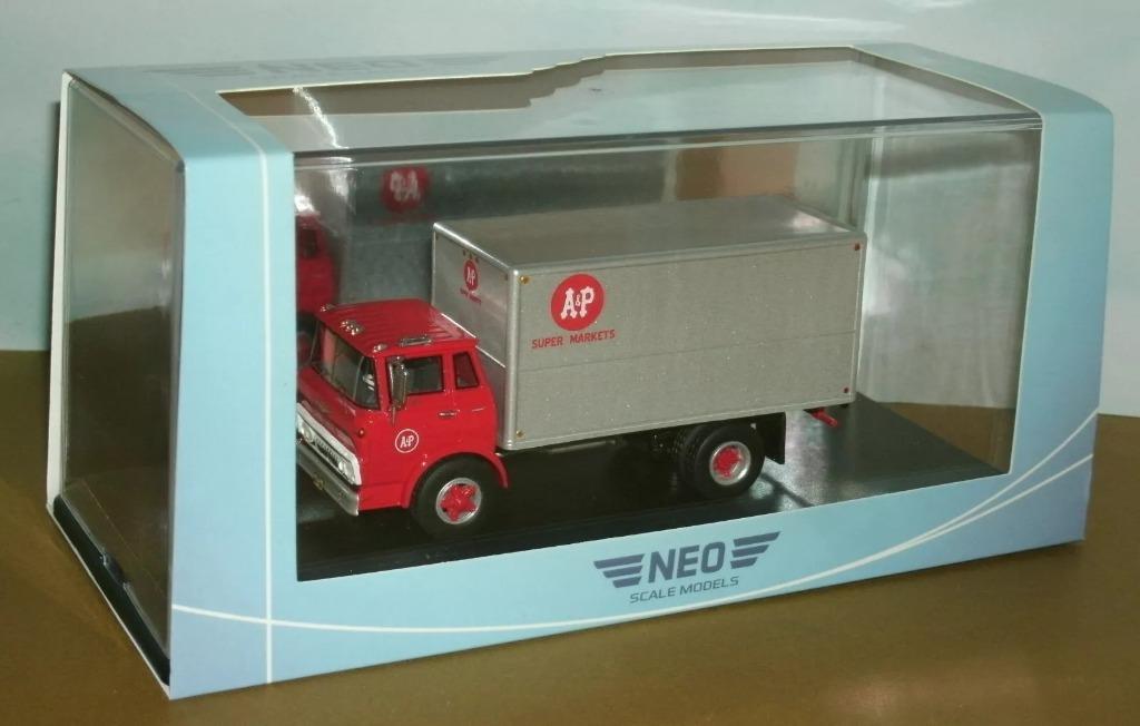 1:64 Neo 1960 Chevy COE Tilt Cab Box Truck A&P Supermarkets, Enlèvement ou Envoi, Neuf, Bus ou Camion