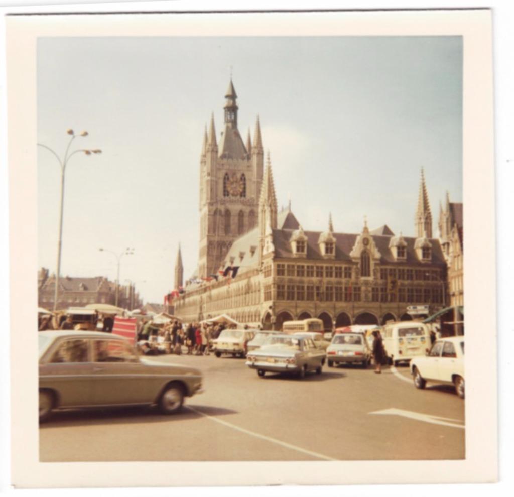 Foto's Ieper 1960s, 1960 tot 1980, Verzenden, Foto, Zo goed als nieuw