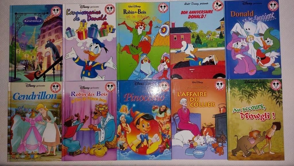 Lot 10 livres Disney, Livres, Livres pour enfants | 4 ans et plus, Comme neuf, 5 ou 6 ans, Garçon ou Fille, Livre de lecture, Enlèvement ou Envoi