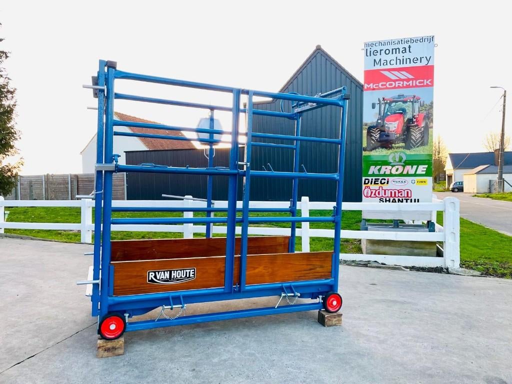 Bascule - Klauwverzorgingsbox Van houte max 1000 kg, Dieren en Toebehoren, Ophalen