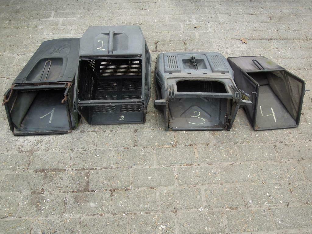 opvangbak grasmachine elektrisch benzine, Ophalen of Verzenden, Gebruikt, Powerplus