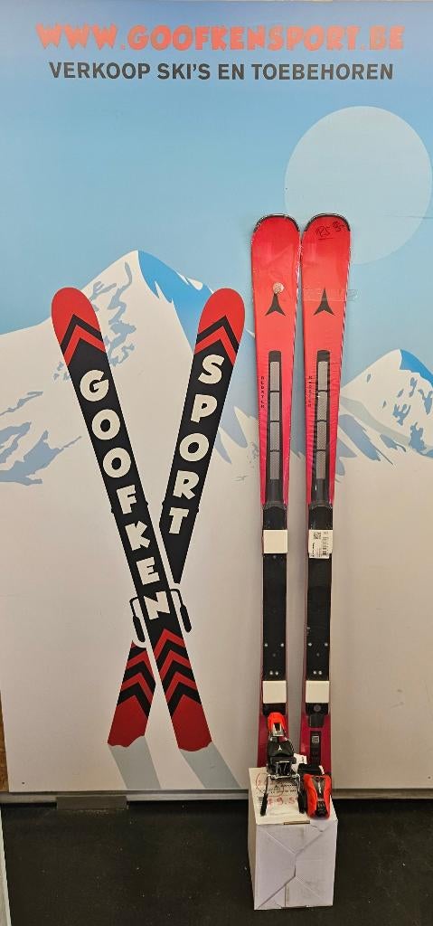 Atomic redster S9RS 165 cm 25/26 + Icon12 GW 2 dag gebruikt, 160 à 180 cm, Skis, Comme neuf, Enlèvement