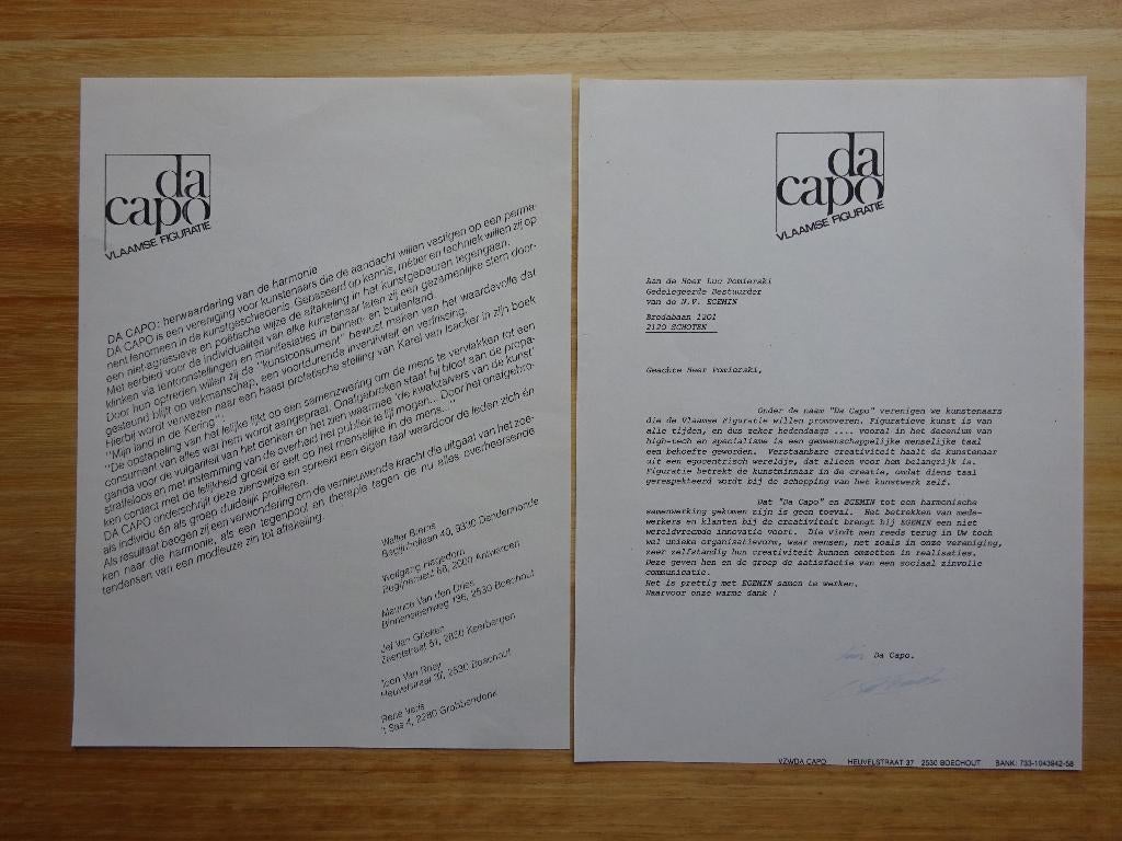 Kunstmap met 12 prenten "Vlaamse Figuratie" da Capo, Ophalen of Verzenden, Gelezen, Schilder- en Tekenkunst