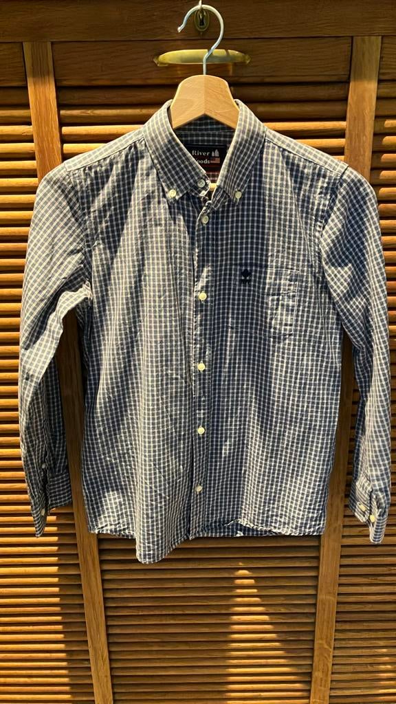 River woods hemd maat 152, River woods, Overhemd of Blouse, Ophalen of Verzenden, Zo goed als nieuw