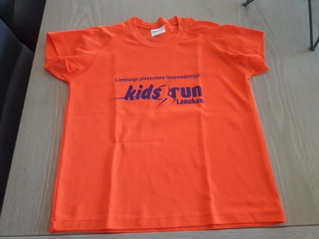 Tee-shirt orange fluo 6-8 ans, Valento, Garçon ou Fille, Enlèvement ou Envoi, Chemise ou À manches longues