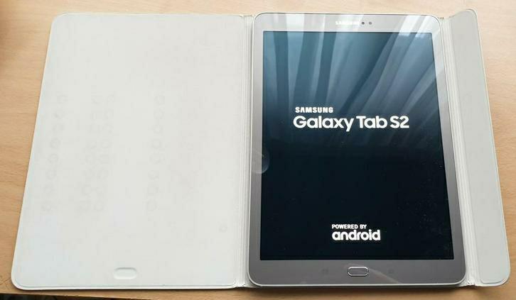 Samsung Galaxy goud Tablet, Tab S2 SM-T813 32GB mag.hoes, Computers en Software, Ophalen of Verzenden