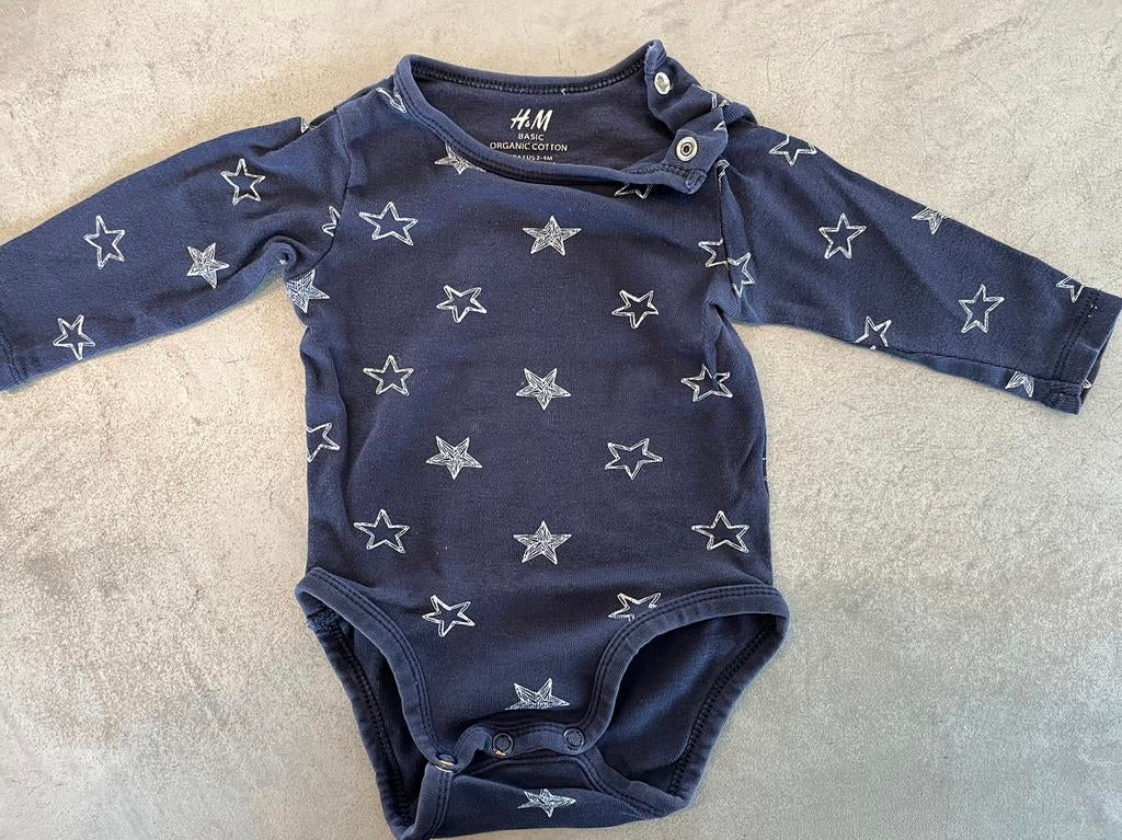 Body lange mouwen - H&M - maat 62, Kinderen en Baby's, Babykleding | Maat 62, Nacht- of Onderkleding, Jongetje of Meisje, H&M