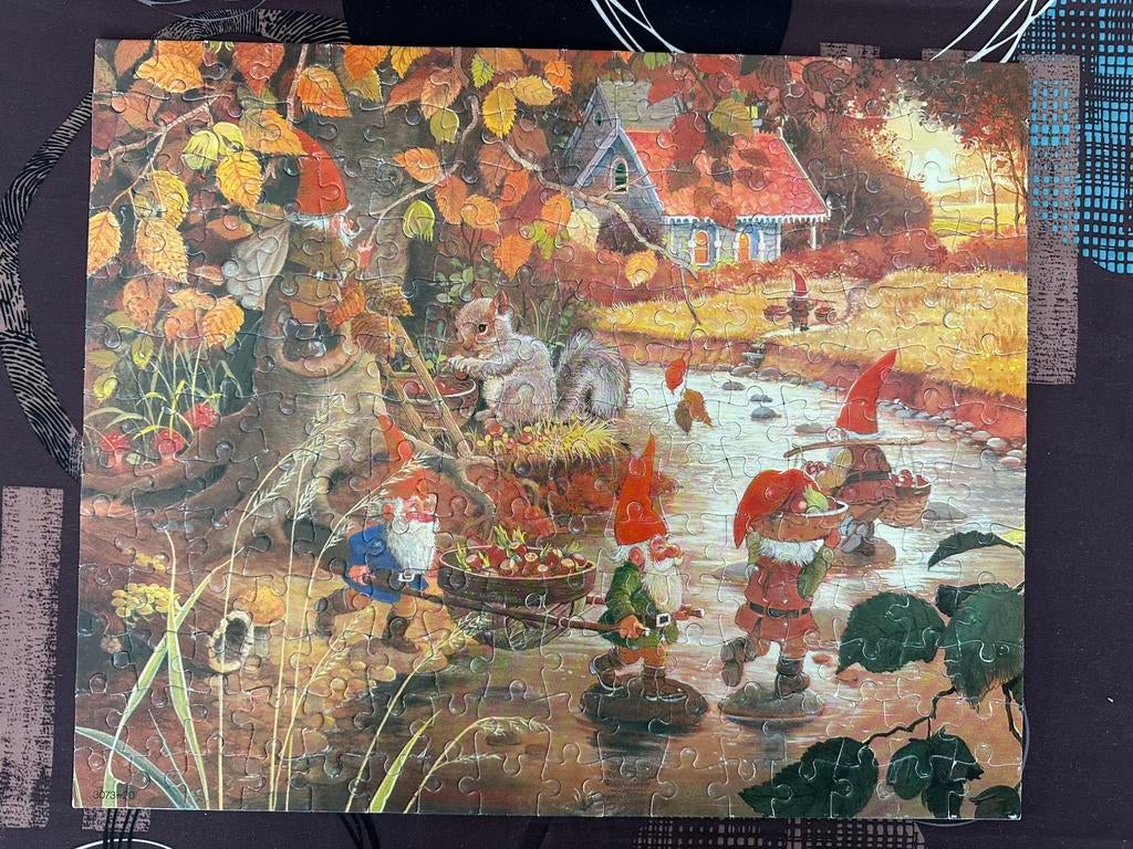 Puzzel 200 stuks kabouters, Ophalen of Verzenden