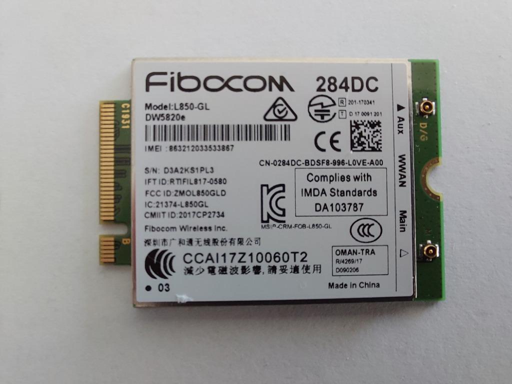 Modem 4G interne pour PC Portable, Enlèvement ou Envoi, Utilisé