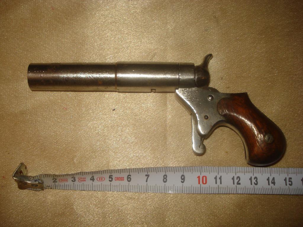 Ancien Pistolet Lance-Fusées Allemand Scheintod DRGM 1890, Ophalen of Verzenden