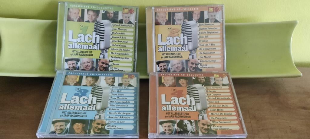 Lach allemaal, het allerbeste uit 40 jaar radiohumor, CD & DVD, CD | Humour & Cabaret, Enlèvement ou Envoi, Comme neuf, Coffret