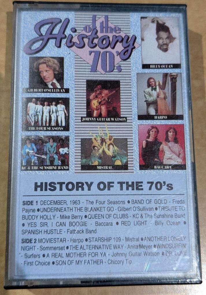 Cassette - Geschiedenis van de jaren 70, Ophalen of Verzenden, Gebruikt, Pop, Voorbespeeld