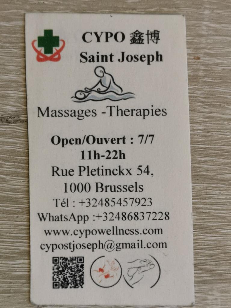 Massages relaxant et thérapeutiques Bruxelles, Autres massages