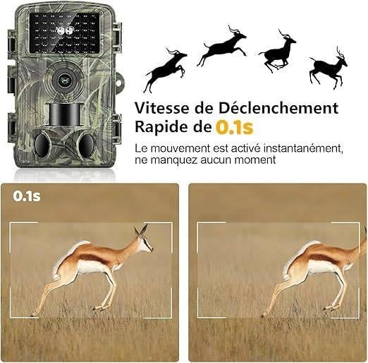 caméra de chasse intelligente | 4k | LIVRAISON GRATUITE, Neuf, -, Envoi, -