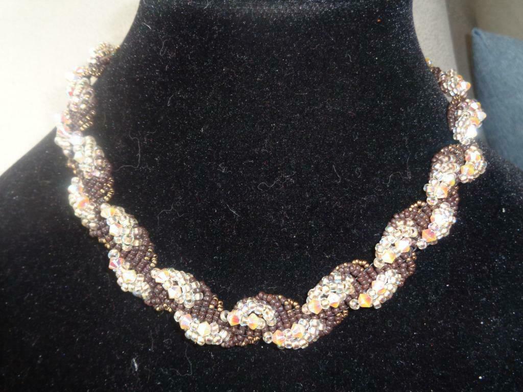 handgemaakte ketting (met swarovski parels), Ophalen of Verzenden, Nieuw