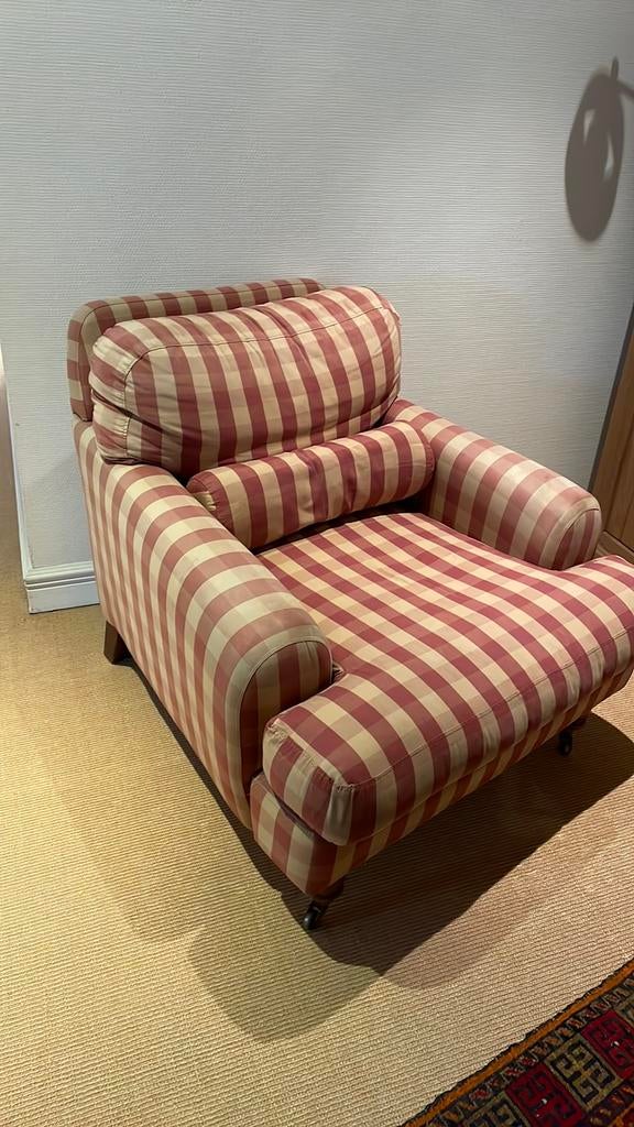 Fauteuil spacieux avec coussin, Maison & Meubles, Enlèvement, Comme neuf, Tissus