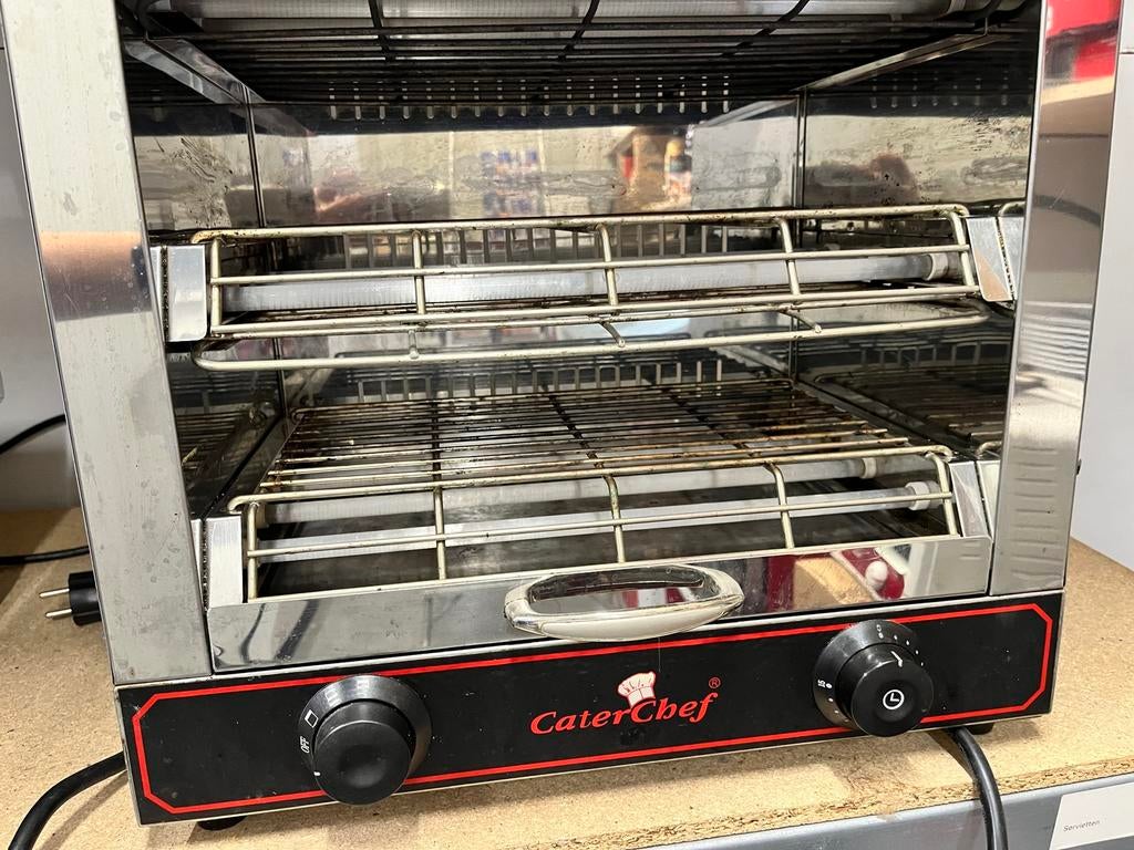 Te koop Caterchef Tosti grill voor 6 stuks, Ophalen, Gebruikt
