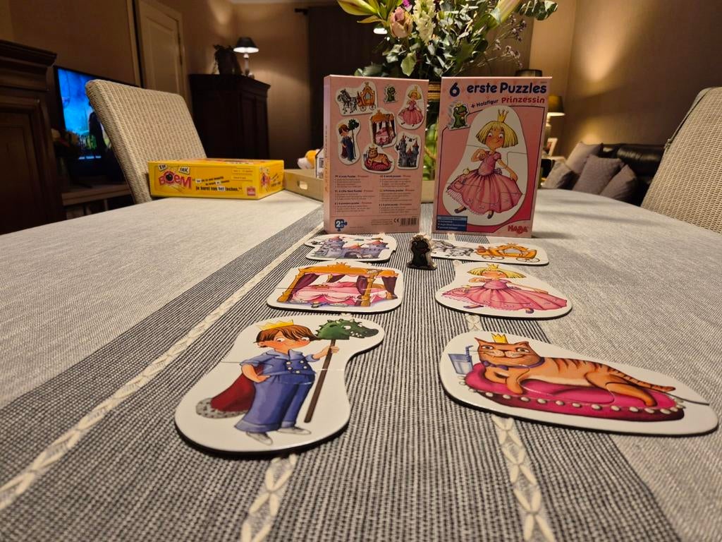 HABA prinsesje, 6 verschillende puzzels., Enlèvement ou Envoi, Comme neuf