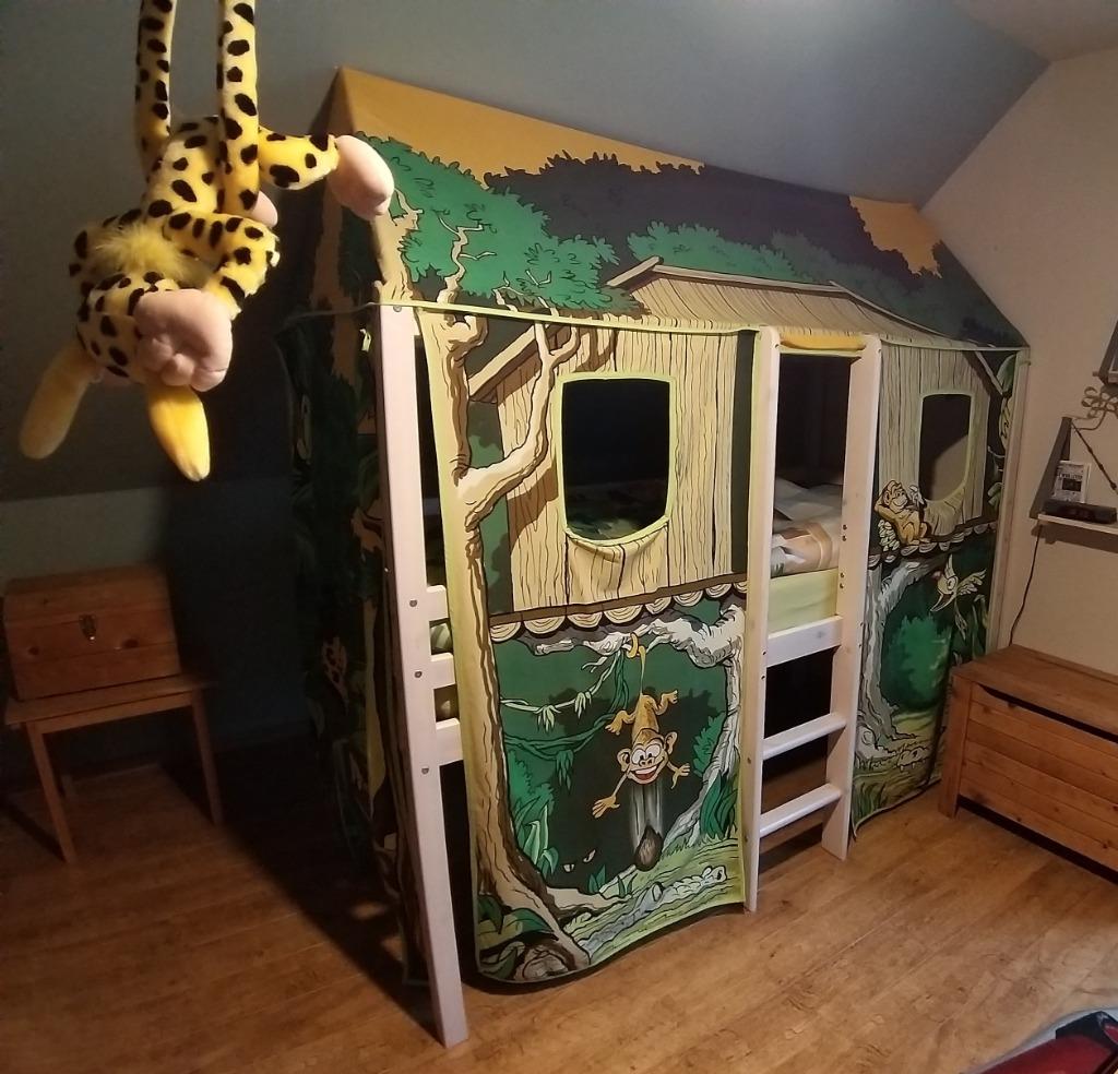 Halfhoogslaper - Junglebed - kinderbed, Ophalen, Gebruikt, Halfhoogslaper