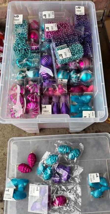 🎄Grote doos >100stuks met diverse soorten kerstversiering, Diversen, Ophalen of Verzenden, Zo goed als nieuw