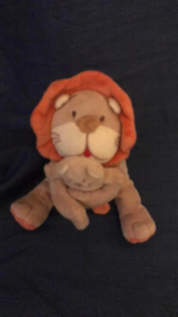 Lion & bébé 20 cm, Comme neuf