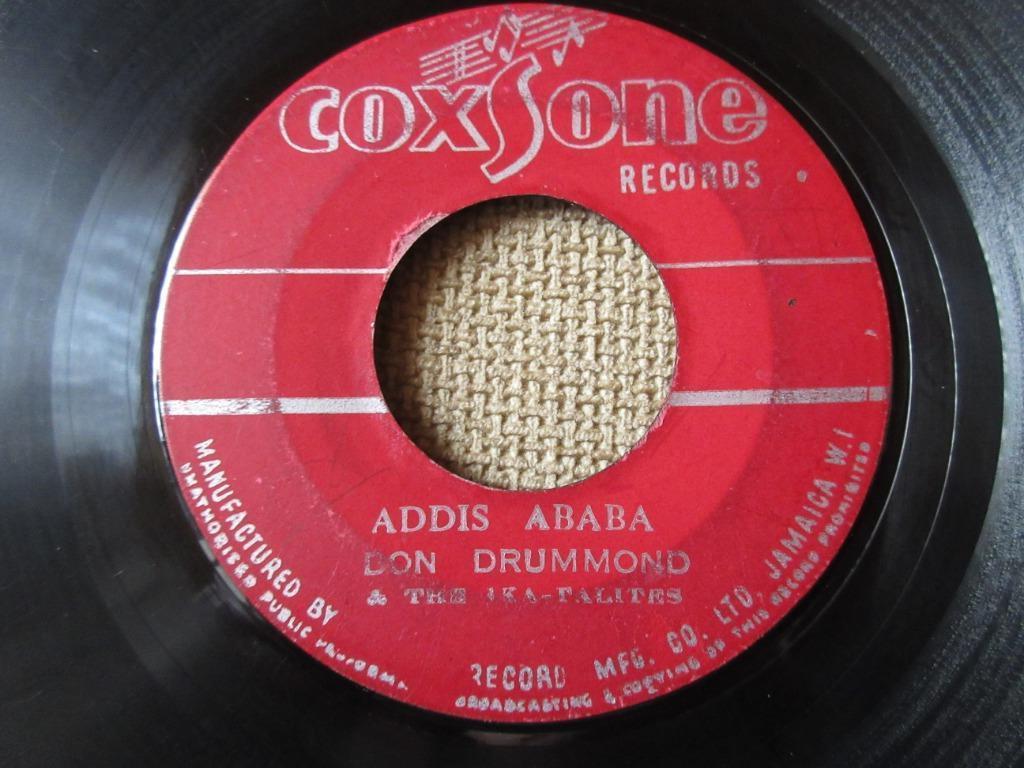 Coxsone ska Don Drummond Addis ababa, Single, Utilisé, 7 pouces, R&B et Soul