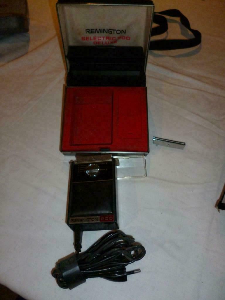 REMINGTON Selectric 200 Deluxe sixties oude scheermachine, Ophalen of Verzenden