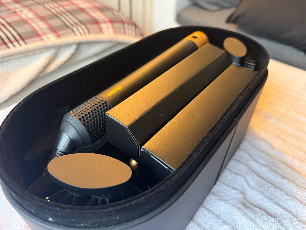 Dyson Airwrap Complete Long Onyx-editie in zwart en goud, Ophalen, Nieuw, Haardroger