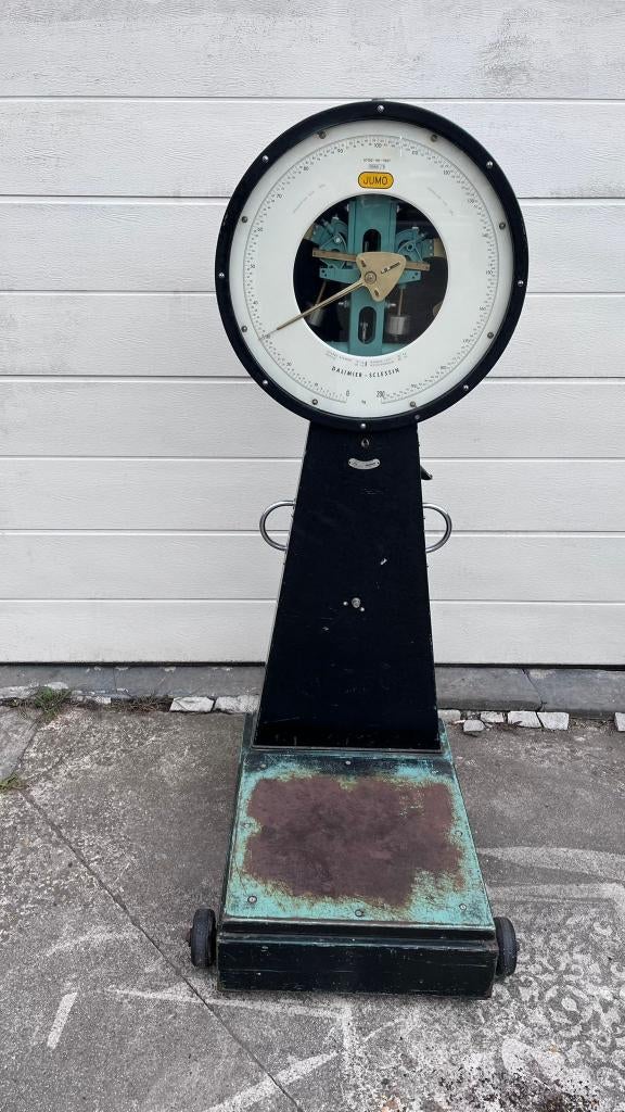 antieke personen goederen weegschaal vintage JUMO, 100 kg ou plus, Analogique, 500 grammes ou plus gros, Autres types