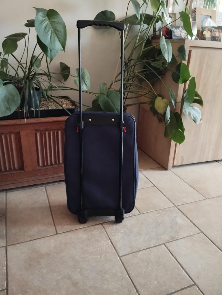 Valise de cabine, Wieltjes, Gebruikt, Blauw, Minder dan 40 cm