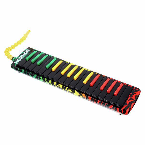 Hohner airbord Rasta 37 Melodica - 100% NIEUW / ongebruikt, Musique & Instruments, Enlèvement ou Envoi, Neuf, Autres, Avec valise ou sac