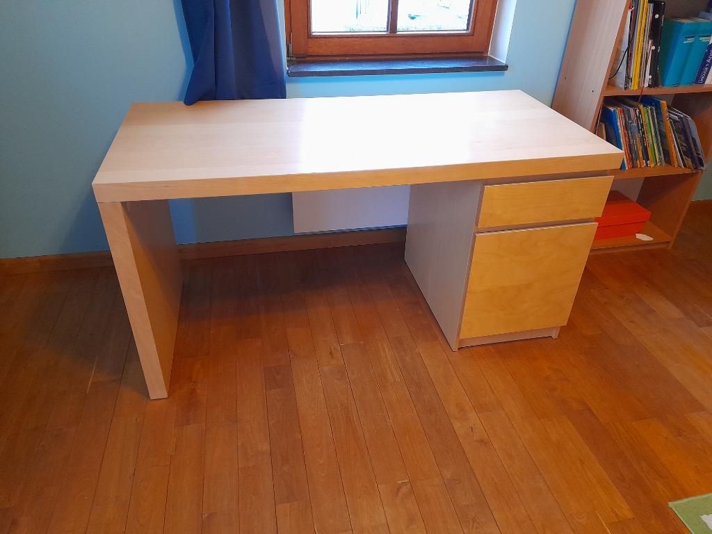 Bureau IKEA Malm bon état, Ophalen, Gebruikt