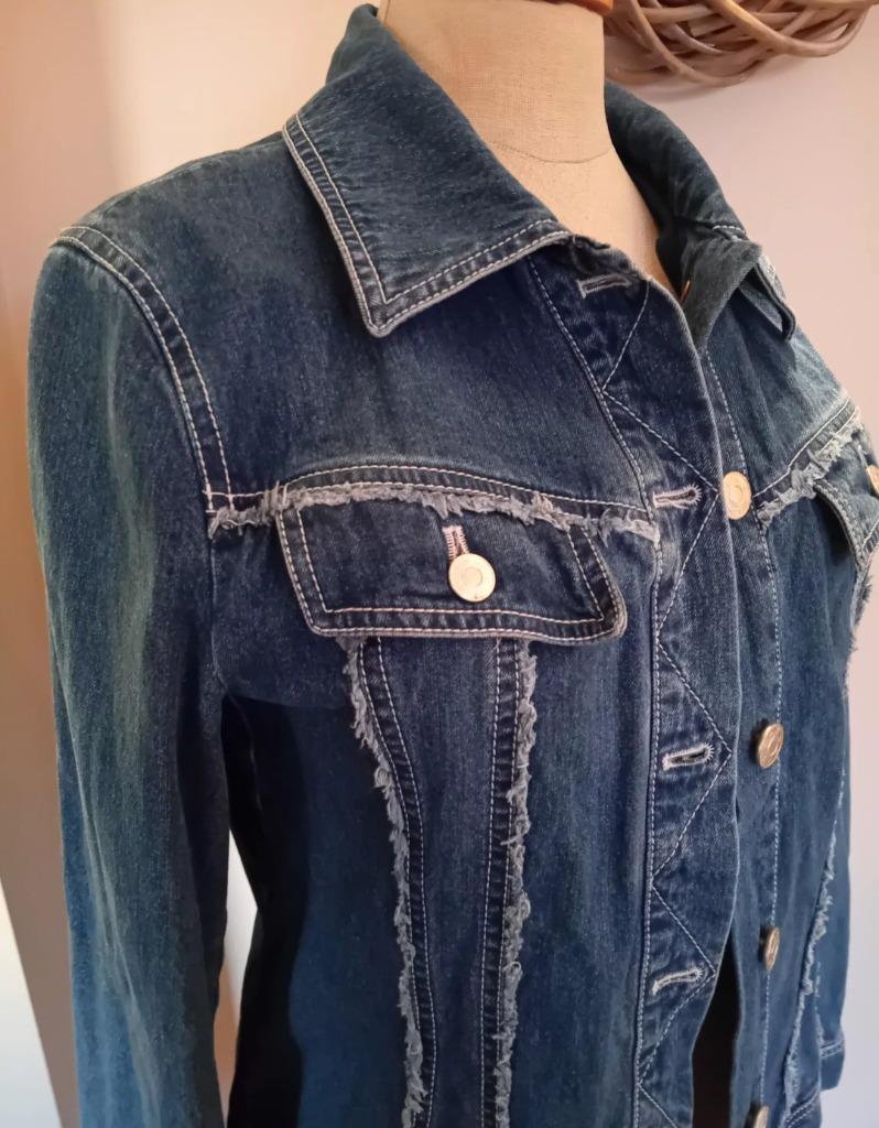 Leuke jeansjas Gerry Weber, maat 38., Maat 38/40 (M), Blauw, Ophalen of Verzenden, Zo goed als nieuw