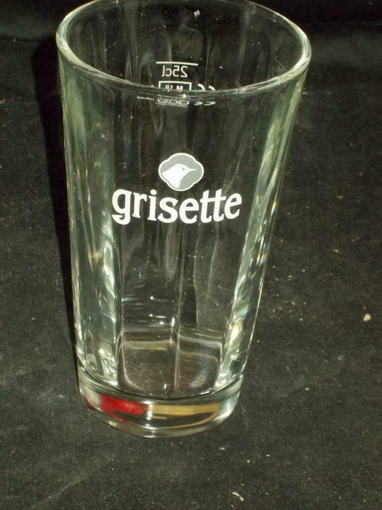 Bierglazen.Grisette.Brasserie St-Feuillien. D 135, Collections, Enlèvement ou Envoi, Comme neuf, Verre ou Verres, Autres marques