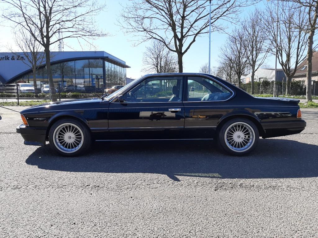 BMW M6 (1988) zwart, grijs leder, 3.5L 6-cyl. in lijn 260 pk, Auto's, BMW, Achterwielaandrijving, Zwart, Leder, Bedrijf
