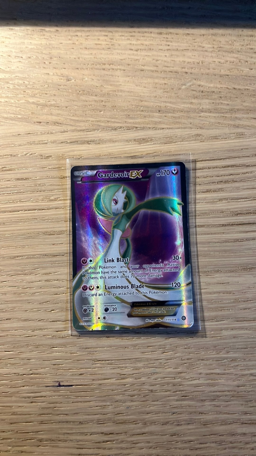 Gardevoir - pokemon kaart, Verzenden, Zo goed als nieuw, Losse kaart, Foil