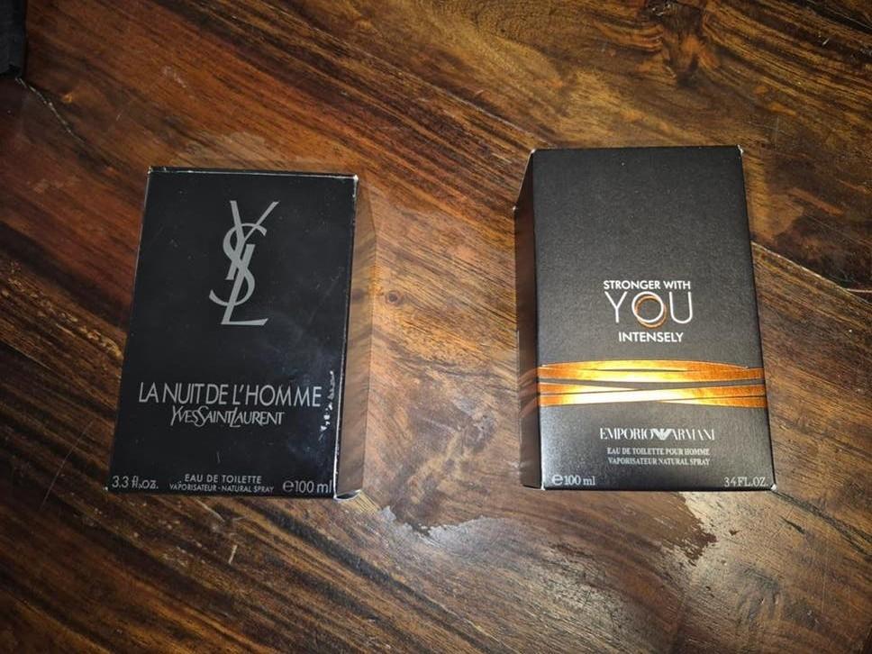 parfum armani en yves saint laurent voor heren, Ophalen of Verzenden