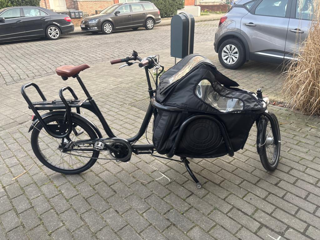 Johnny loco bakfiets, Ophalen, Zo goed als nieuw