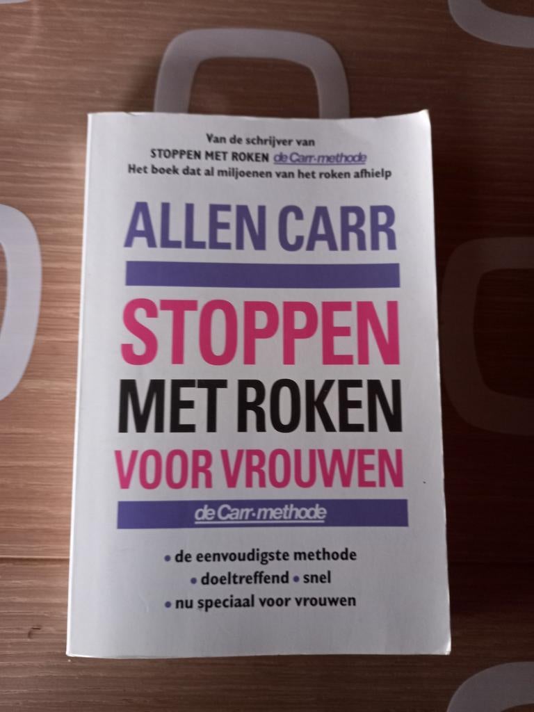 Allen carr stoppen met roken voor vrouwen, Boeken, Ophalen